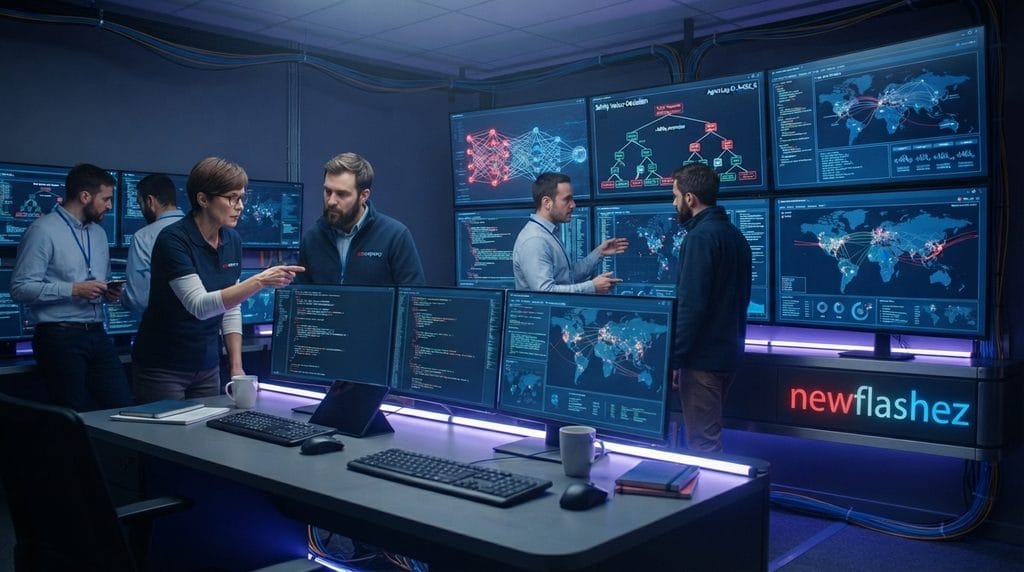OpenAI AI Agents: Navigating Critical Safety and Misalignment Risks 1 OpenAI AI Agents control room and cybersecurity analysis