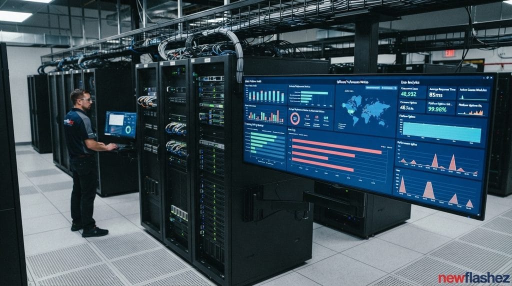 Enterprise data center infrastructure monitoring digital educational platforms and AI tools in schools.
