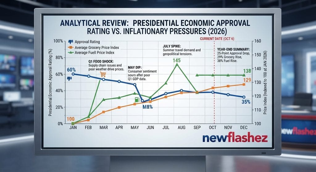 Trump Economic Approval Plummets as Inflation Strains American Households 1 AP-NORC poll data showing US voter sentiment on inflation and cost of living.