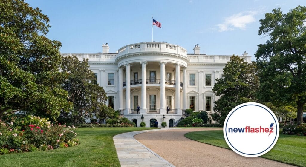 Federal Artificial Intelligence Task Force Led by Clayton White House officials and technology leaders reviewing artificial intelligence policy frameworks in a formal meeting room.